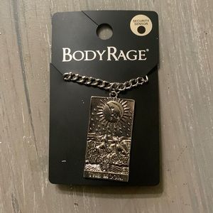 Body Rage “The Moon”Tarot Necklace